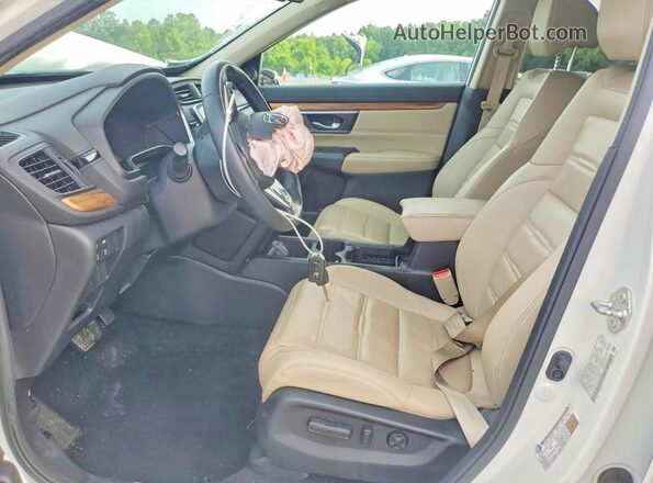 2HKRW1H89JH505691 2018 HONDA CR-V White Front interior view