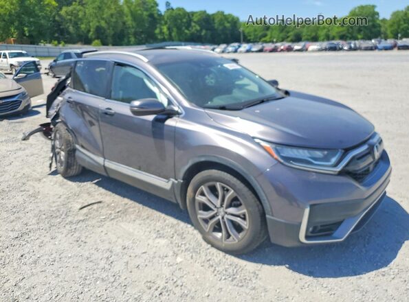 2HKRW1H95MH403379 2021 HONDA CR-V Charcoal Передня права чверть