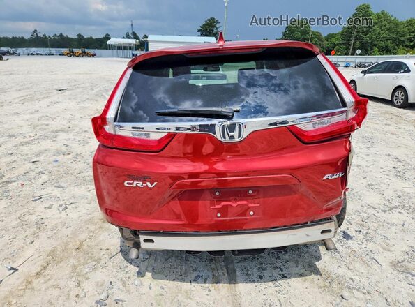 2HKRW2H50JH693545 2018 HONDA CR-V Red უკანა ხედი