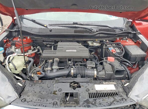 2HKRW2H51HH638807 2017 HONDA CR-V Red Engine compartment view