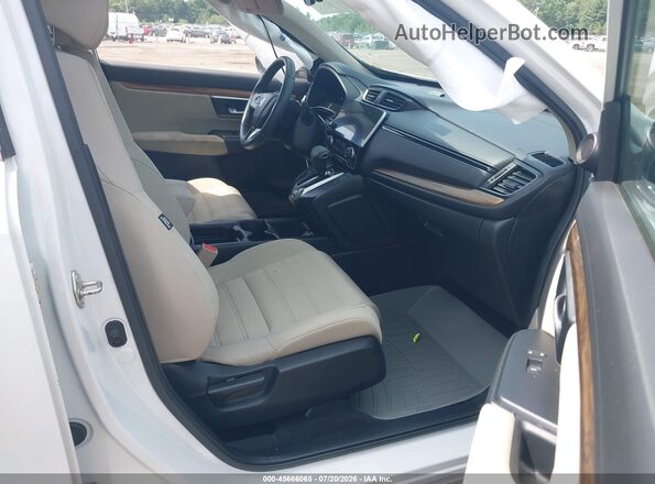 2HKRW2H51KH610075 2019 HONDA CR-V White წინა სალონის ხედი