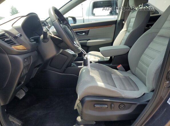 2HKRW2H51KH654674 2019 HONDA CR-V Серый Вид салона спереди