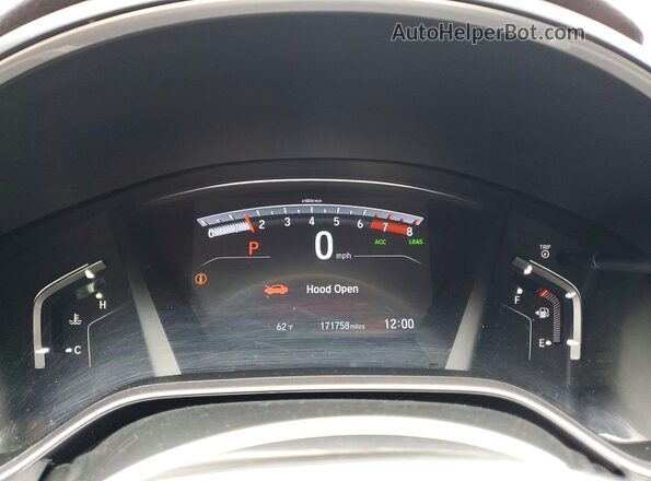 2HKRW2H51LH646673 2020 HONDA CR-V Gray Вид щитка приладів