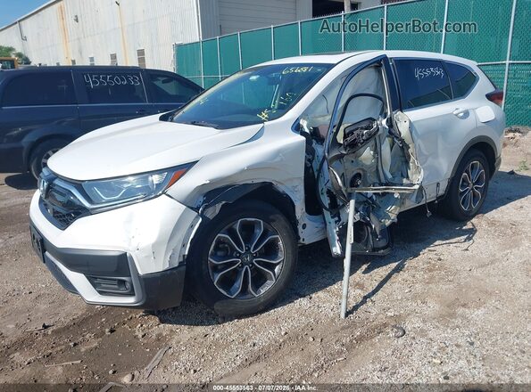 2HKRW2H51MH656881 2021 HONDA CR-V White წინა მარცხენა ხედი სამი მეოთხედიდან