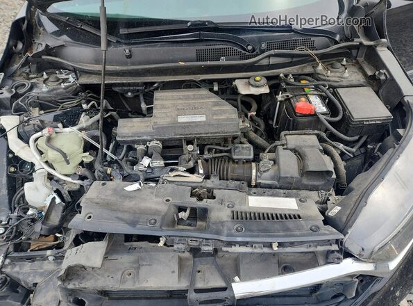 2HKRW2H52HH683433 2017 HONDA CR-V Black Widok komory silnika