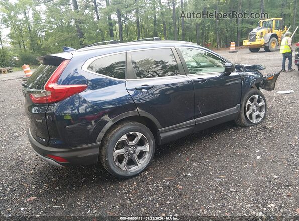 2HKRW2H52JH634593 2018 HONDA CR-V Blue Հետևի աջ