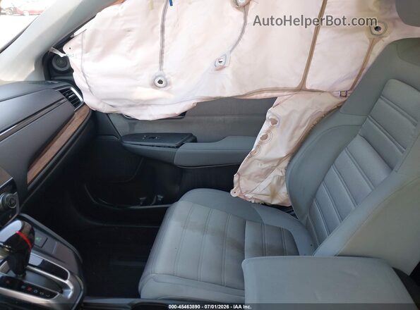 2HKRW2H52JH699315 2018 HONDA CR-V Gray Widok wnętrza z przodu