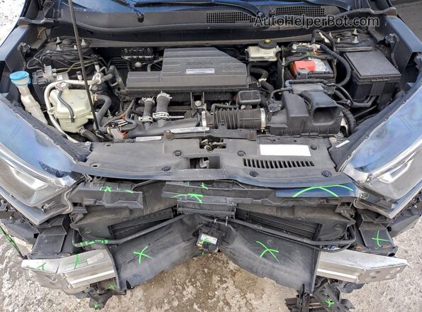 2HKRW2H52MH626482 2021 HONDA CR-V Black ძრავის განყოფილების ხედი