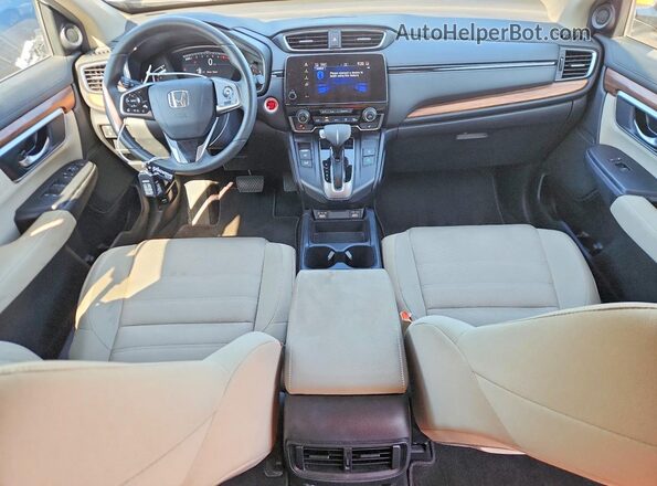 2HKRW2H52NH613281 2022 HONDA CR-V White Вид панелі приладів