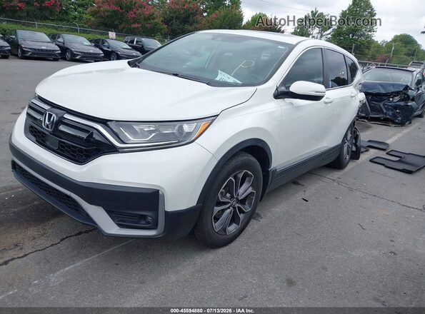 2HKRW2H52NH652596 2022 HONDA CR-V Белый Передняя левая четверть