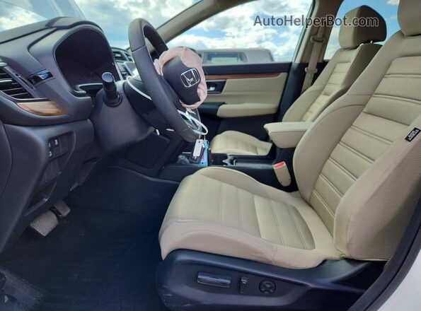 2HKRW2H53HH617442 2017 HONDA CR-V White Vista interior delantera
