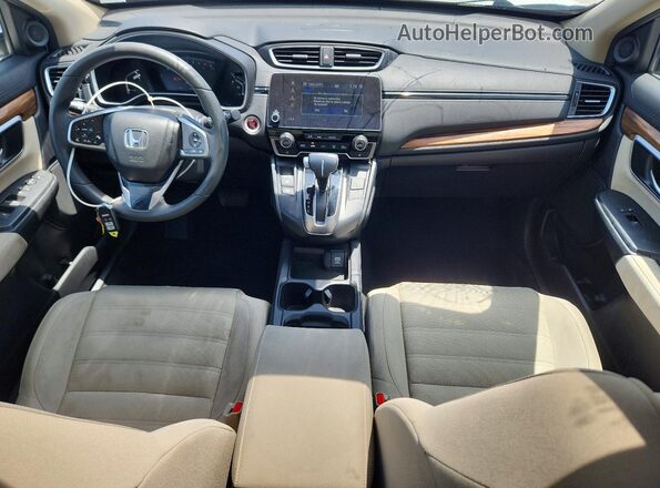 2HKRW2H53HH655298 2017 HONDA CR-V Белый Вид панели приборов