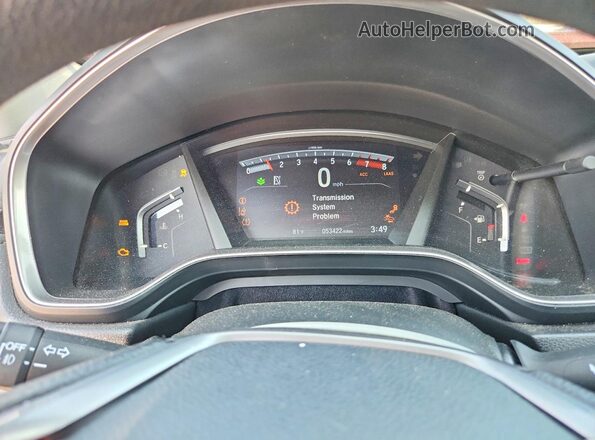 2HKRW2H53LH621807 2020 HONDA CR-V Red Вид щитка приладів