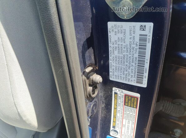 2HKRW2H53LH672546 2020 HONDA CR-V Blue Widok komory silnika