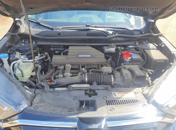 2HKRW2H53LH672546 2020 HONDA CR-V Blue Widok wnętrza z tyłu