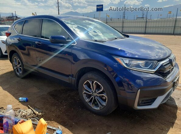 2HKRW2H53LH672546 2020 HONDA CR-V Blue Przód prawy