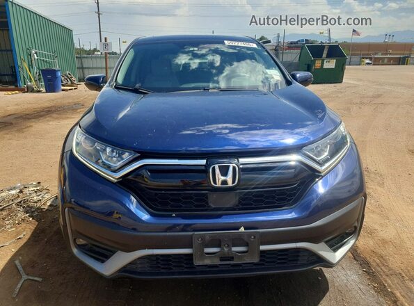 2HKRW2H53LH672546 2020 HONDA CR-V Blue Widok z przodu