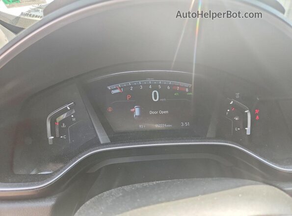 2HKRW2H55MH632292 2021 HONDA CR-V White Вид щитка приладів
