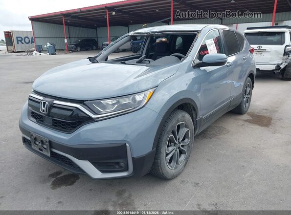 2HKRW2H55MH670959 2021 HONDA CR-V Light Blue Передня ліва чверть