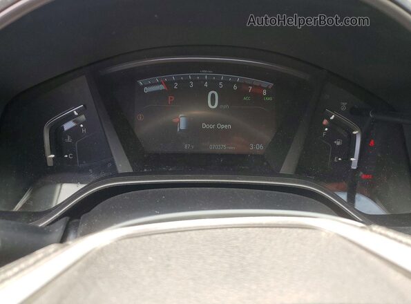 2HKRW2H55MH682819 2021 HONDA CR-V Silver Instrument cluster view