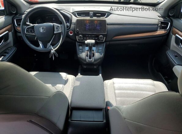 2HKRW2H55MH682819 2021 HONDA CR-V Silver Dashboard view