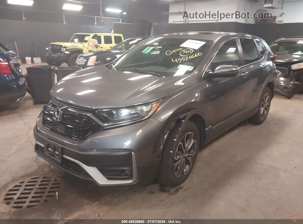 2HKRW2H55NH616949 2022 HONDA CR-V Gray Առջևի ձախ երեք քառորդ տեսարան