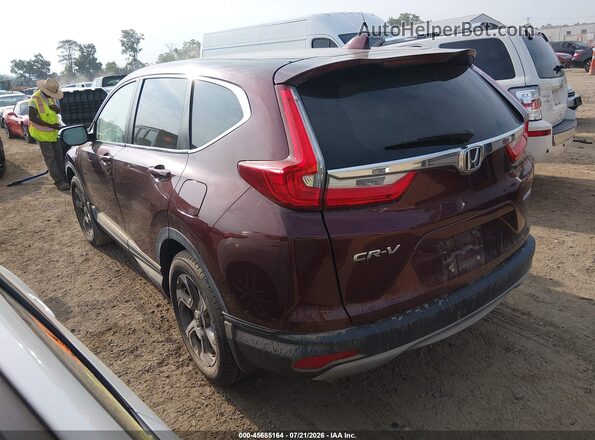 2HKRW2H56KH662981 2019 HONDA CR-V Maroon Rear left