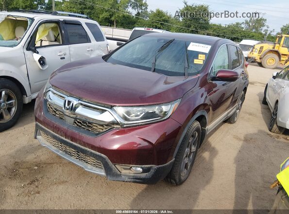 2HKRW2H56KH662981 2019 HONDA CR-V Maroon Front left