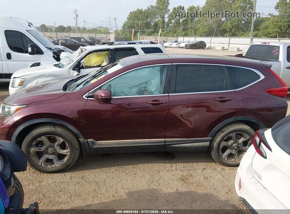 2HKRW2H56KH662981 2019 HONDA CR-V Maroon 360 interior view