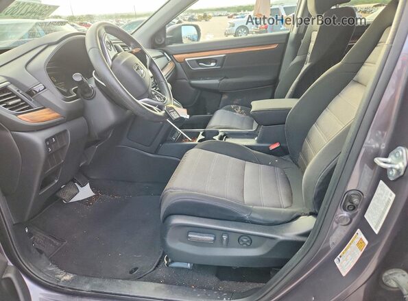 2HKRW2H56MH644953 2021 HONDA CR-V Gray Front interior view