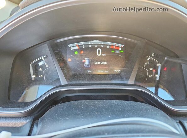 2HKRW2H56MH650204 2021 HONDA CR-V White Vista del cuadro de instrumentos