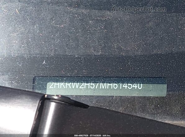 2HKRW2H57MH614540 2021 HONDA CR-V Gray Widok komory silnika