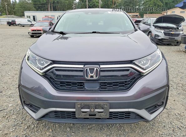 2HKRW2H57NH613681 2022 HONDA CR-V Gray Front view