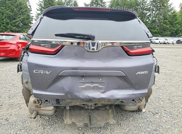 2HKRW2H57NH613681 2022 HONDA CR-V Gray Rear view