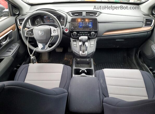 2HKRW2H57NH613681 2022 HONDA CR-V Gray Dashboard view
