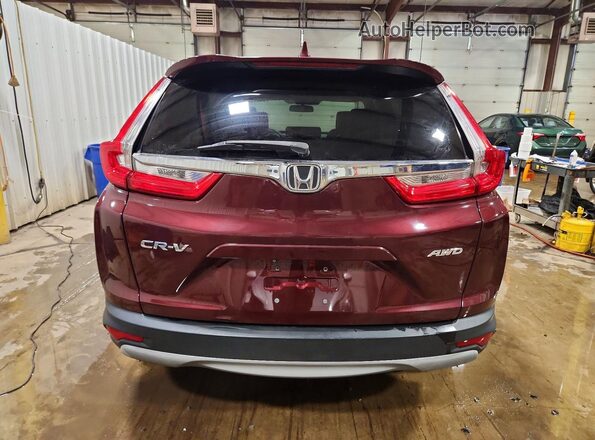2HKRW2H58JH623792 2018 HONDA CR-V Burgundy Widok z tyłu