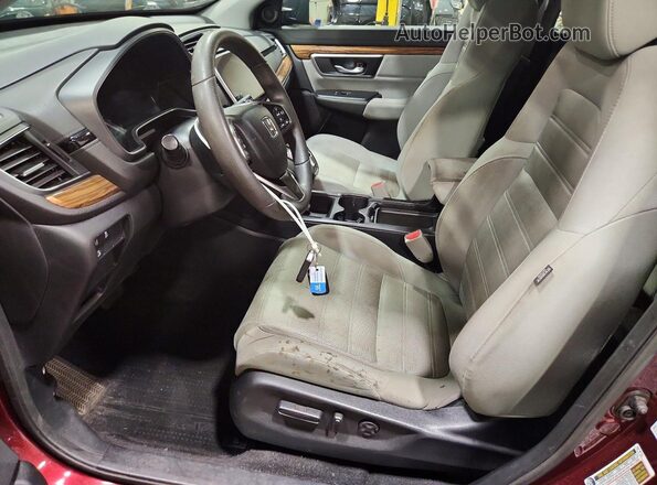 2HKRW2H58JH623792 2018 HONDA CR-V Burgundy Widok wnętrza z przodu