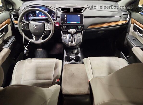 2HKRW2H58JH623792 2018 HONDA CR-V Burgundy Widok deski rozdzielczej
