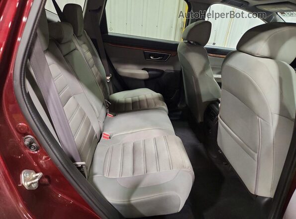2HKRW2H58JH623792 2018 HONDA CR-V Burgundy Widok wnętrza z tyłu