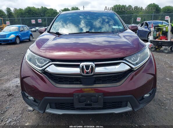 2HKRW2H58KH623485 2019 HONDA CR-V Темно-бордовый Вид задней части салона