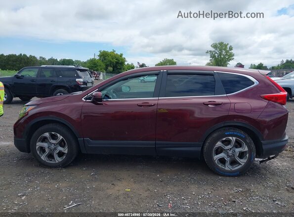 2HKRW2H58KH623485 2019 HONDA CR-V Темно-бордовый 