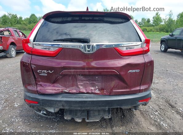 2HKRW2H58KH623485 2019 HONDA CR-V Темно-бордовый 