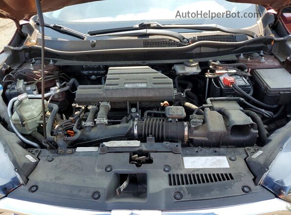 2HKRW2H58KH645759 2019 HONDA CR-V Бордовый Вид подкапотного пространства