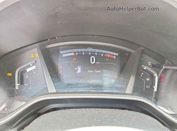 2HKRW2H58LH621415 2020 HONDA CR-V White Սարքավորումների վահանակի տեսք