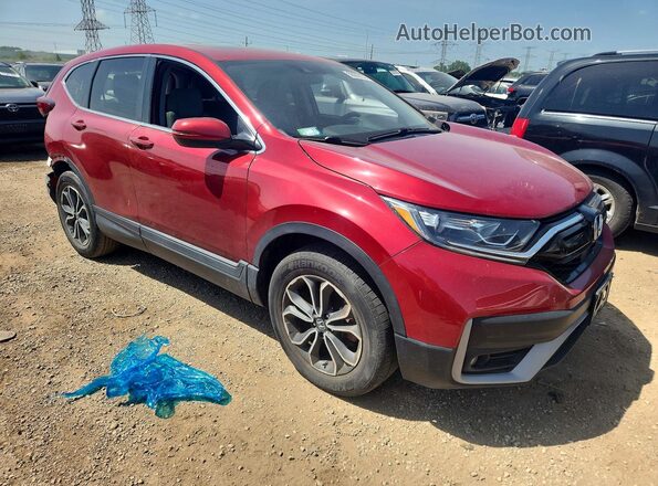 2HKRW2H59NH602083 2022 HONDA CR-V Красный Передняя правая четверть