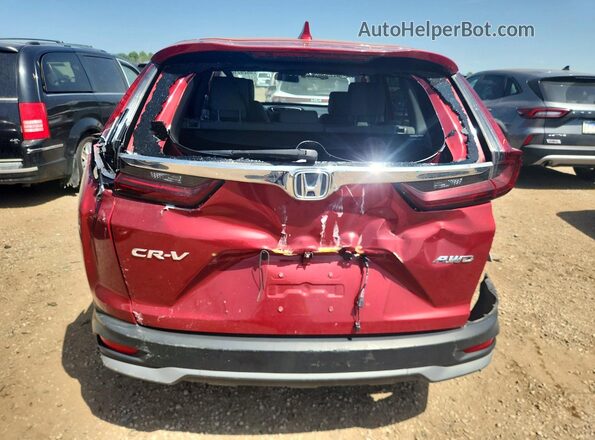 2HKRW2H59NH602083 2022 HONDA CR-V Красный Вид сзади