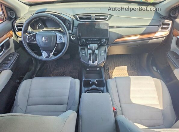 2HKRW2H59NH602083 2022 HONDA CR-V Красный Вид панели приборов