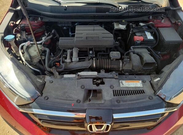 2HKRW2H59NH602083 2022 HONDA CR-V Красный Вид задней части салона