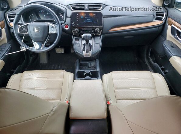 2HKRW2H80HH636508 2017 HONDA CR-V White Dashboard view