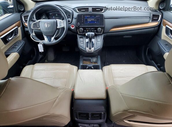 2HKRW2H80HH684784 2017 HONDA CR-V Black Widok deski rozdzielczej